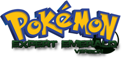 Pokémon Expert Emerald - Clear Logo Image