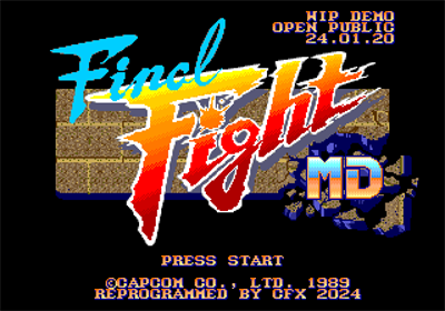 Final Fight Ultimate - Screenshot - Game Title Image