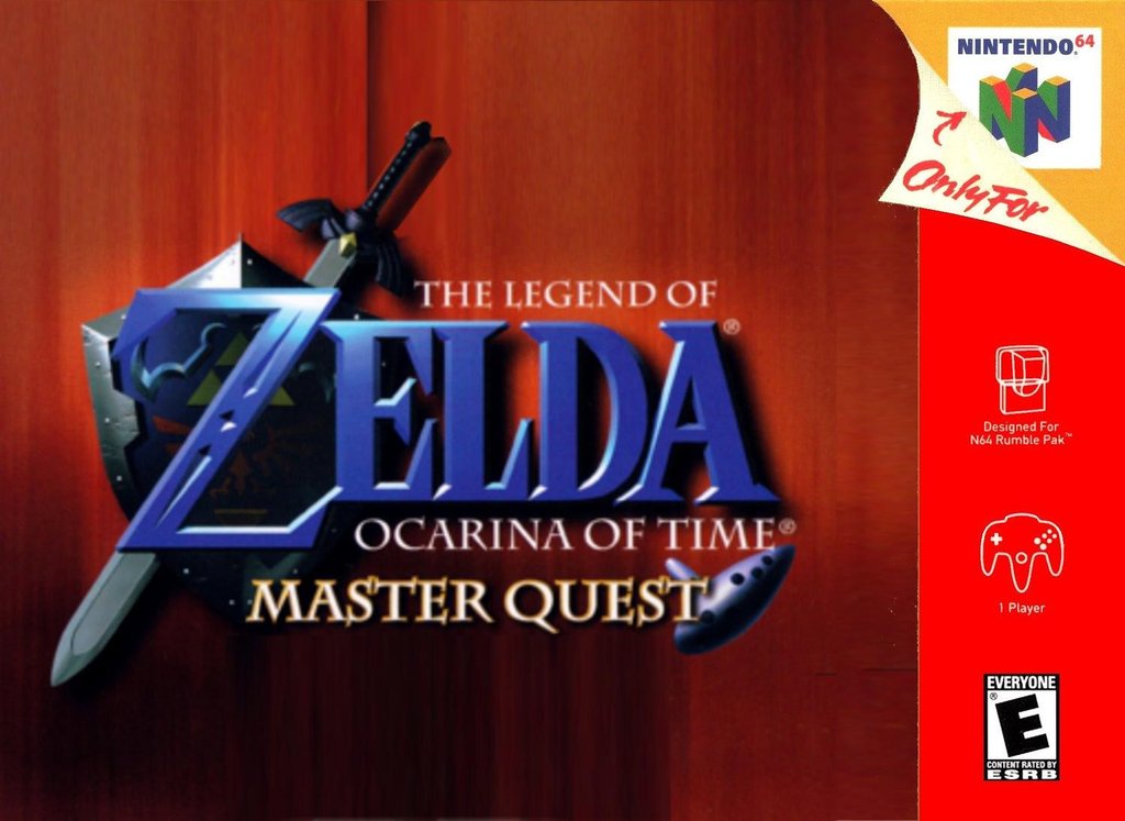 legend of zelda ocarina of time master quest n64