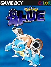 Pokémon Blue Version - Fanart - Box - Front Image