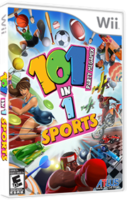 101-in-1 Sports Party Megamix - Box - 3D Image