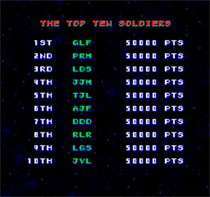 Solar-Warrior - Screenshot - High Scores Image