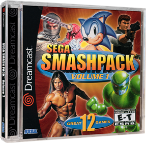 Sega Smash Pack: Volume 1 - Box - 3D Image