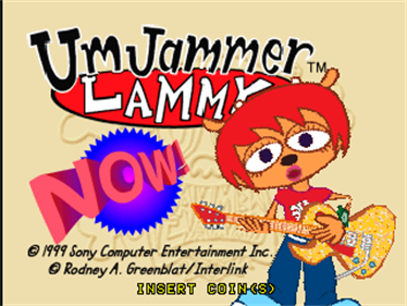 Um Jammer Lammy NOW! - Screenshot - Game Title Image