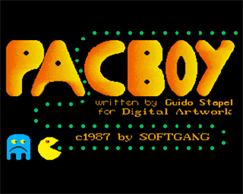 Pacboy - Screenshot - Game Title Image