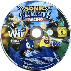 Sonic & SEGA All-Stars Racing - Disc Image