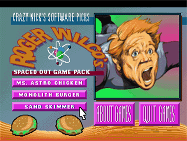 Crazy Nick's Software Picks: Roger Wilco's Spaced Out Game Pack - Screenshot - Game Title Image