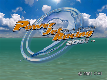 Power Jet Racing 2001 - Screenshot - Game Title Image