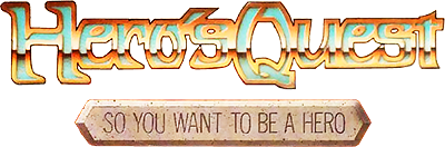 Hero's Quest: So You Want to be a Hero - Clear Logo Image