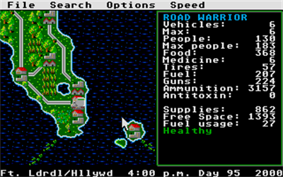 Roadwar 2000 - Screenshot - Gameplay Image