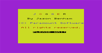 Jogger - Screenshot - Game Title Image