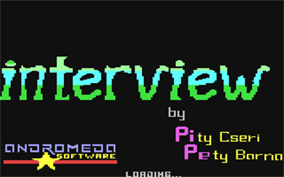 Interview - Screenshot - Game Title Image