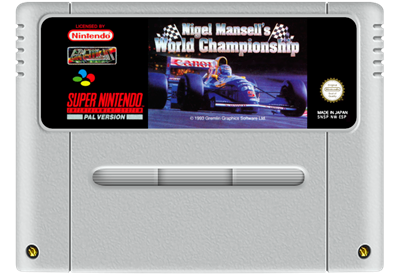 Nigel Mansell's World Championship Racing - Fanart - Cart - Front Image