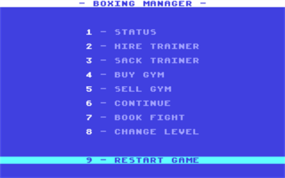 Boxing Manager - Screenshot - Gameplay Image