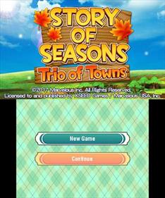Story of Seasons: Trio of Towns - Screenshot - Game Title Image