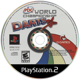 PDC World Championship Darts 2008 - Disc Image