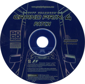 Geoff Crammond's Grand Prix 4 - Disc Image