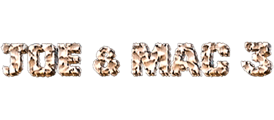 Joe & Mac 2: Lost in the Tropics - Clear Logo Image