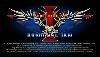 Tony Hawk's Downhill Jam - Screenshot - Game Title Image