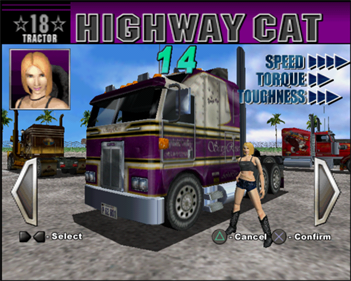18 Wheeler: American Pro Trucker - Screenshot - Game Select Image