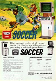 Soccer (Taito) - Advertisement Flyer - Front Image