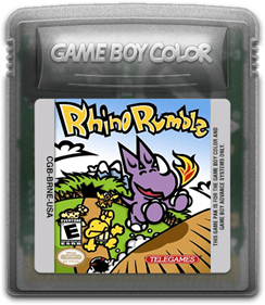 Rhino Rumble - Fanart - Cart - Front Image