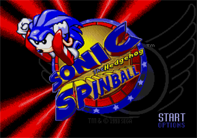 Sonic the Hedgehog Spinball - Screenshot - Game Title Image