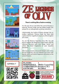 Ze Legende of Oliv - Box - Back Image