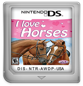 I Love Horses - Fanart - Cart - Front Image