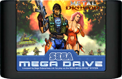 Metal Dragon for the Sega Mega drive (EUROPEAN cover)