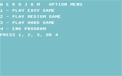 Aerojam - Screenshot - Game Select Image