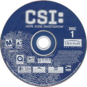 CSI: Crime Scene Investigation - Disc Image