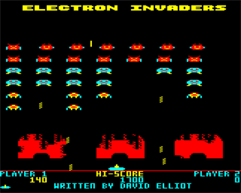 Electron Invaders - Screenshot - Gameplay Image