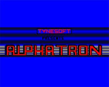 Alphatron - Screenshot - Game Title Image