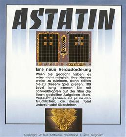 Astatin - Box - Back Image