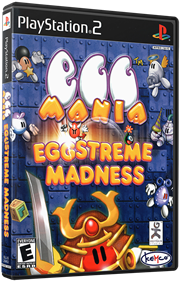 Egg Mania: Eggstreme Madness - Box - 3D Image