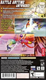 Dragon Ball Z: Shin Budokai - Box - Back Image