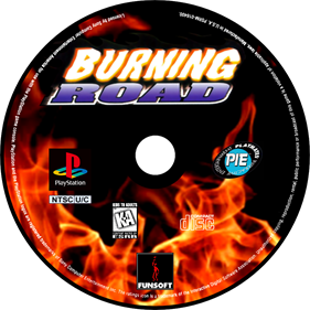 Burning Road - Fanart - Disc Image