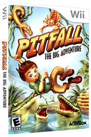 Pitfall: The Big Adventure - Box - 3D Image