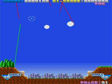 Missle Command - Screenshot - Gameplay Image