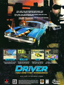 Driver: You Are the Wheelman - Advertisement Flyer - Front Image