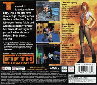 The Fifth Element - Box - Back Image