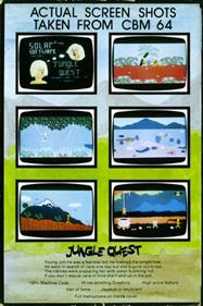 Jungle Quest - Box - Back Image