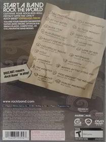 Rock Band: Metal Track Pack - Box - Back Image