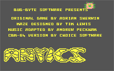 Antics (Bug-Byte Software) - Screenshot - Game Title Image