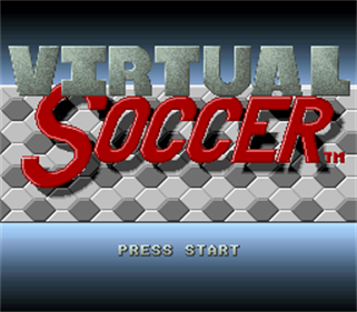 Virtual Soccer - Screenshot - Game Title Image