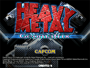 Heavy Metal: Geomatrix - Screenshot - Game Title Image