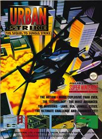 Urban Strike: The Sequel to Jungle Strike - Advertisement Flyer - Front Image