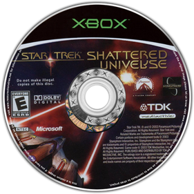 Star Trek: Shattered Universe - Disc Image