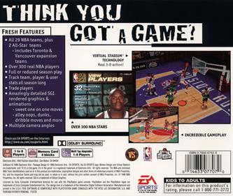 NBA Live 96 - Box - Back Image